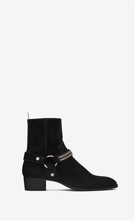 ysl loafers men|saint laurent men's boots sale.